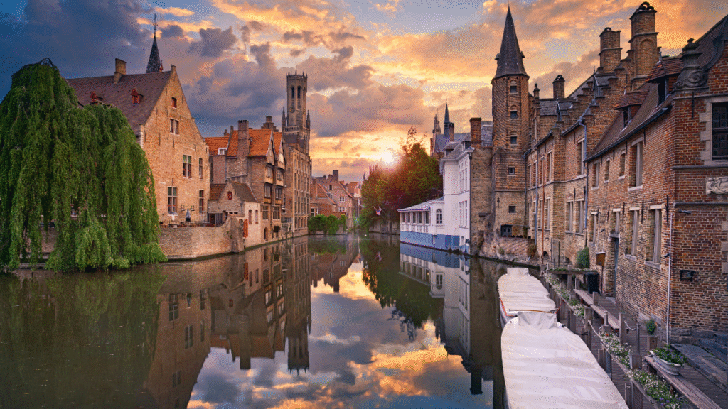 Bruges: charme medieval e tranquilidade